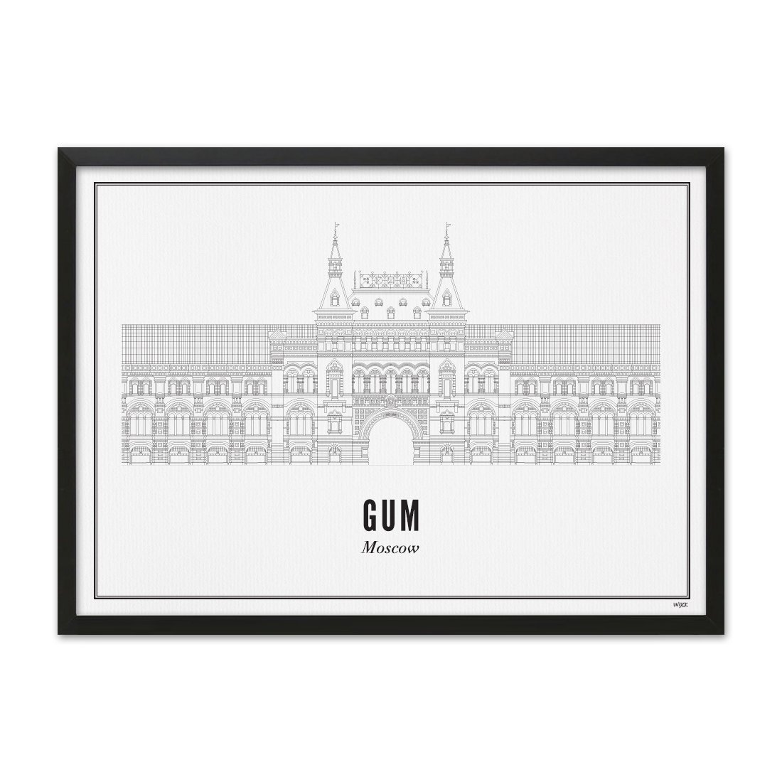 Poster of Moscow - GUM | WIJCK.